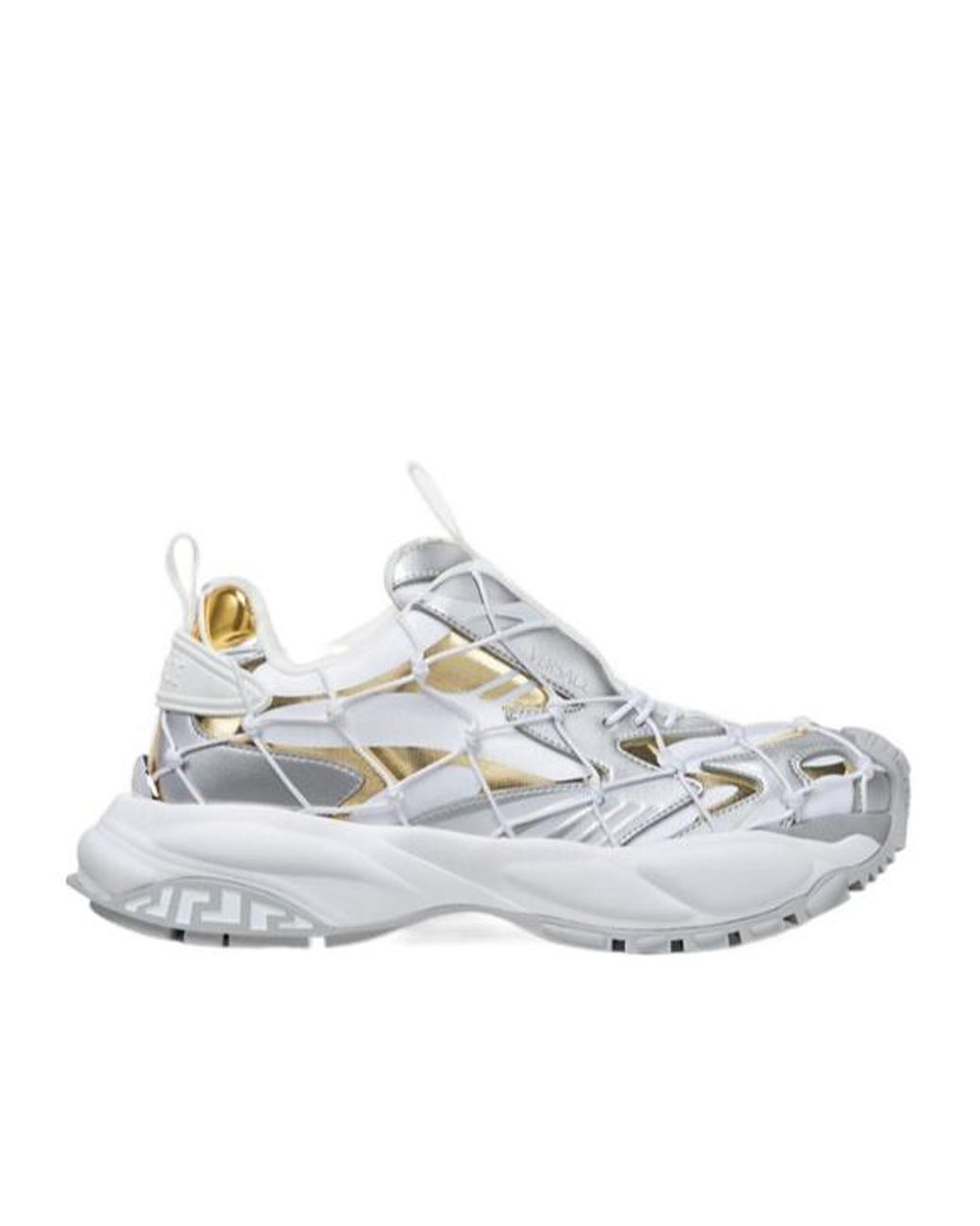 Versace White Mercury M_Vs_03 Panelled Sneakers