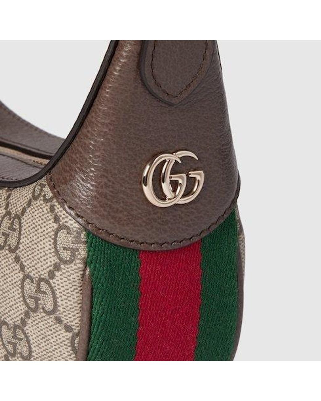 Gucci Gray Ophidia Small Shoulder Bag