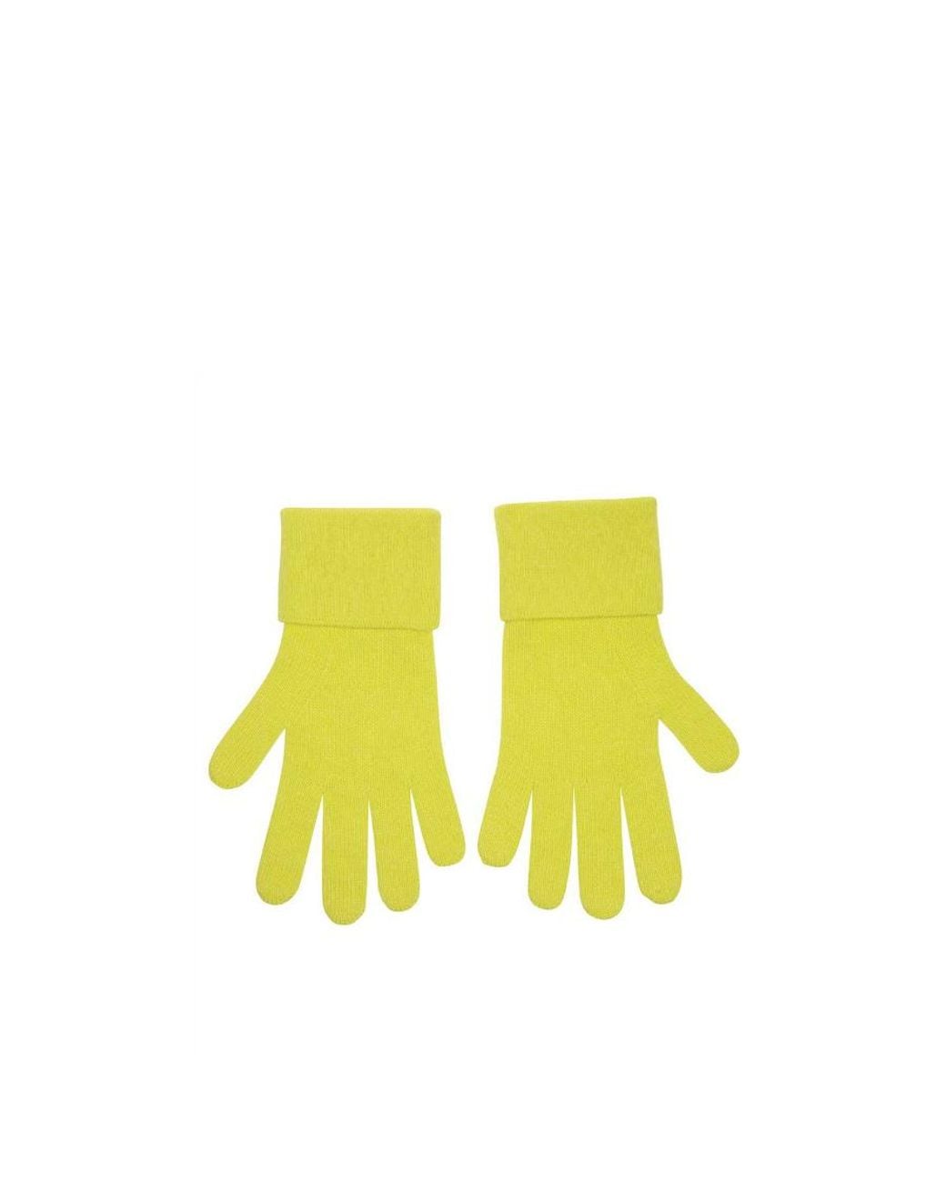 Givenchy Yellow Logo Gloves for men