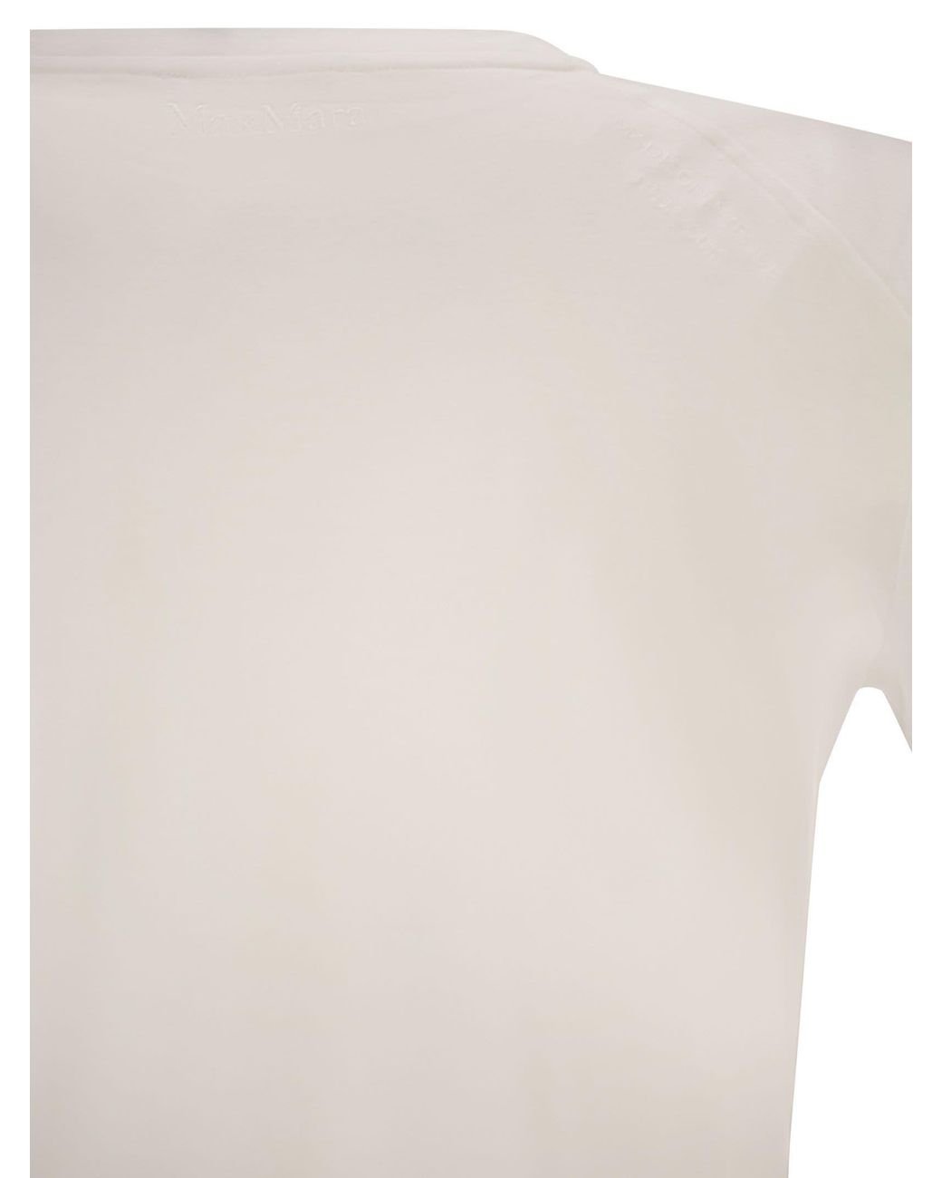 Max Mara White 'S Smmsegale Crewneck Jersey T-Shirt