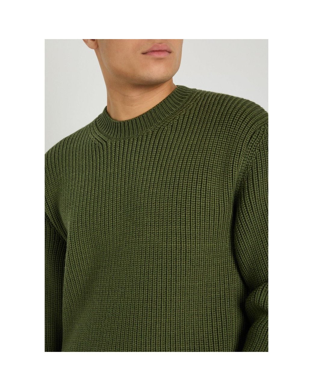 Tom Ford Green Simple Wool Sweater for men