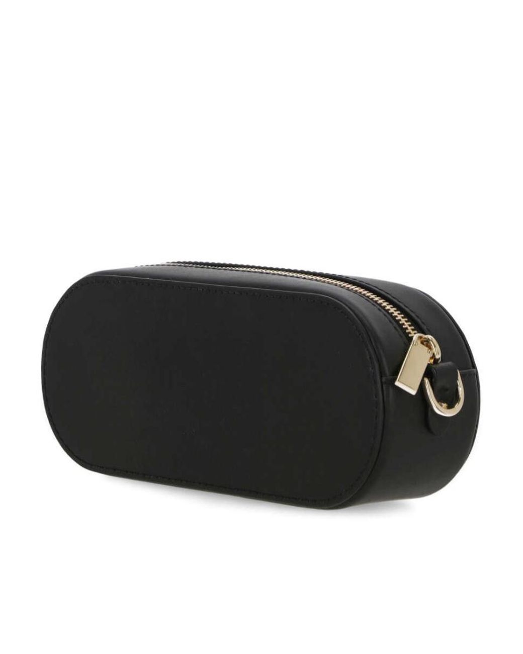 Michael Kors Black Michael Logo Appliqué Zipped Clutch Bag