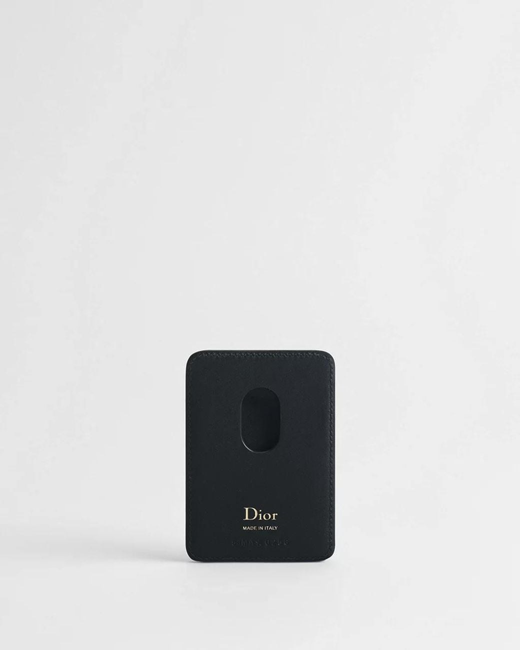 Dior Gray Promenade Magnetic Card Holder