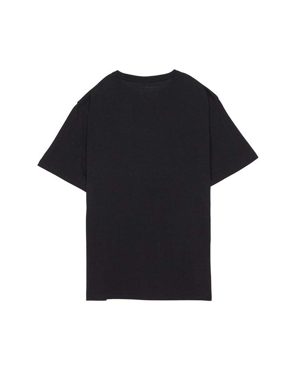 Nanamica Black Round Neck Short Sleeve T-Shirt for men