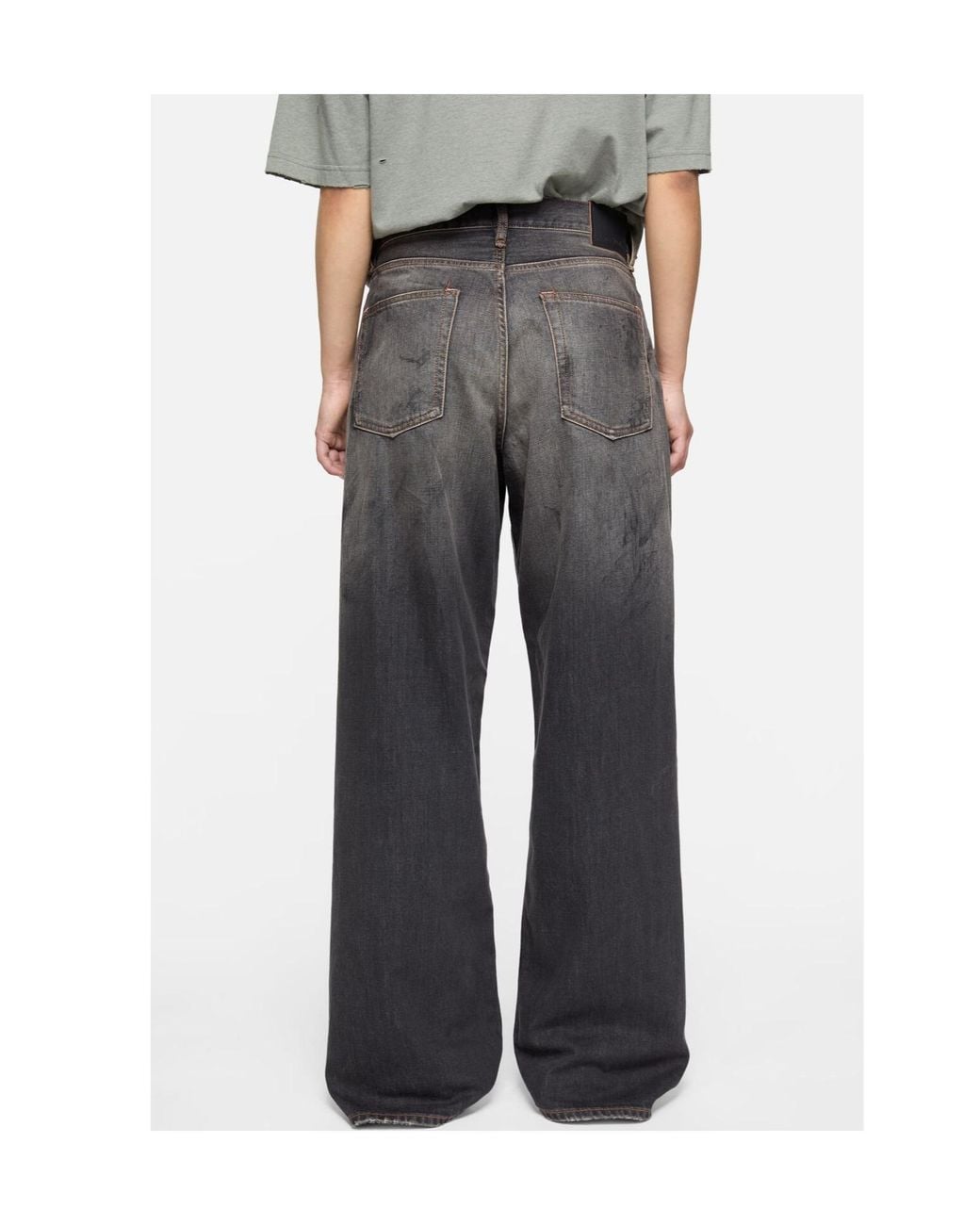 Acne Gray 1981 Loose Fit Jeans for men