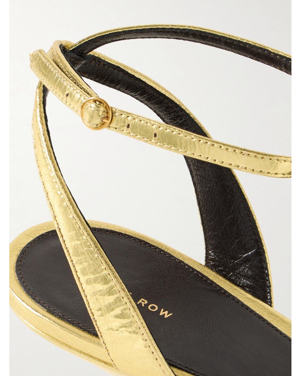 The Row Metallic 35Mm Vika Sandals