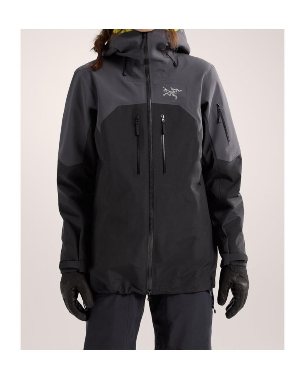 Arc'teryx Gray Rush Gore-Tex Hooded Coat