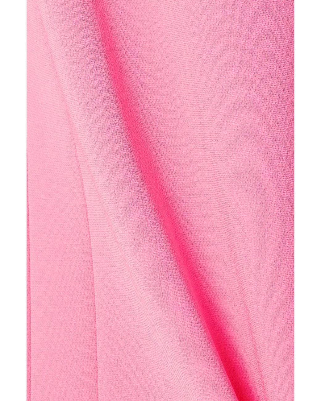 A.L.C. Pink Strapless Cady Midi Dress