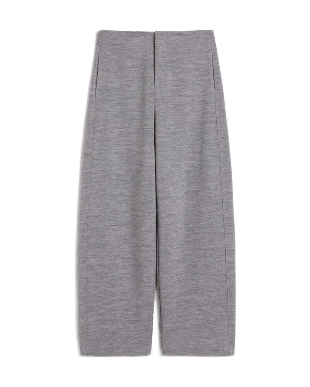 Max Mara Gray High-Waist Trousers