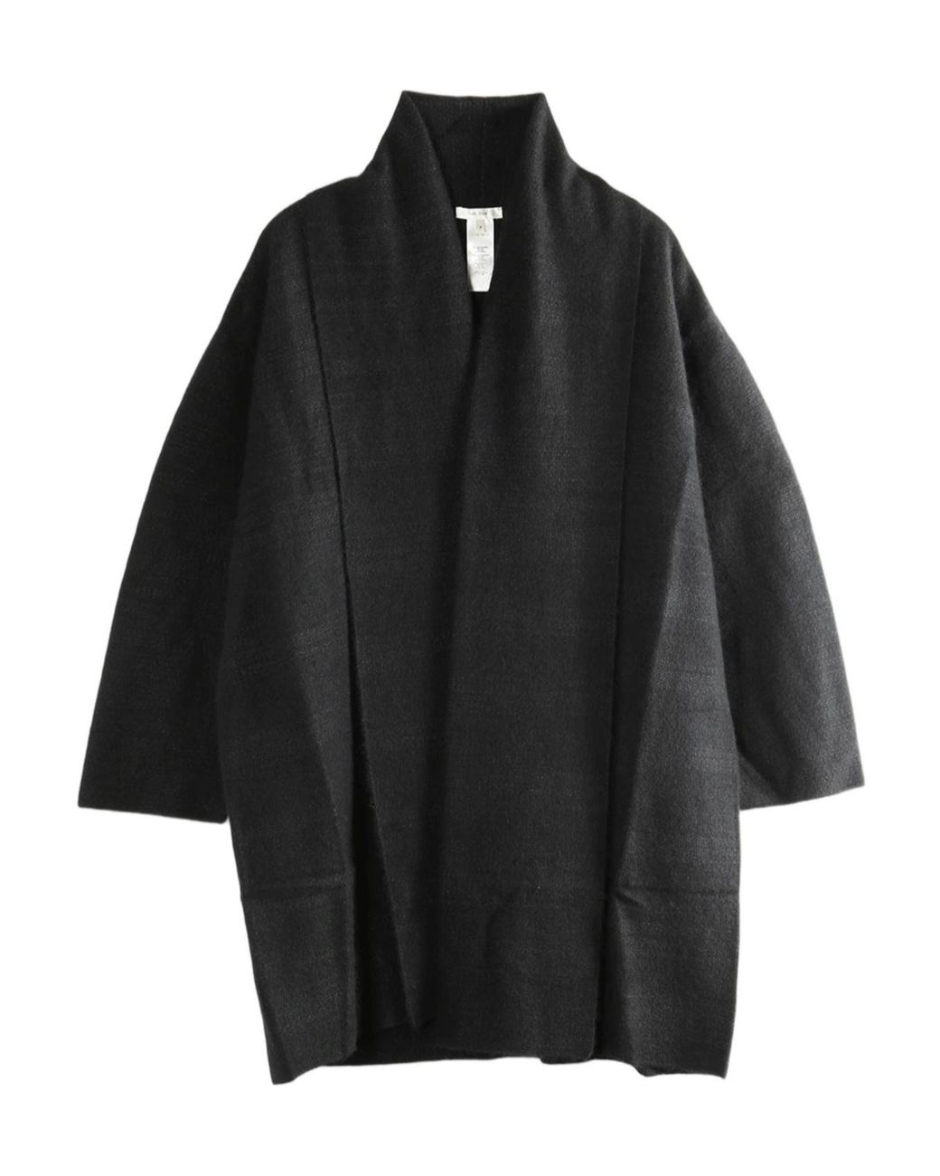 The Row Black Wide-Sleeve Coat