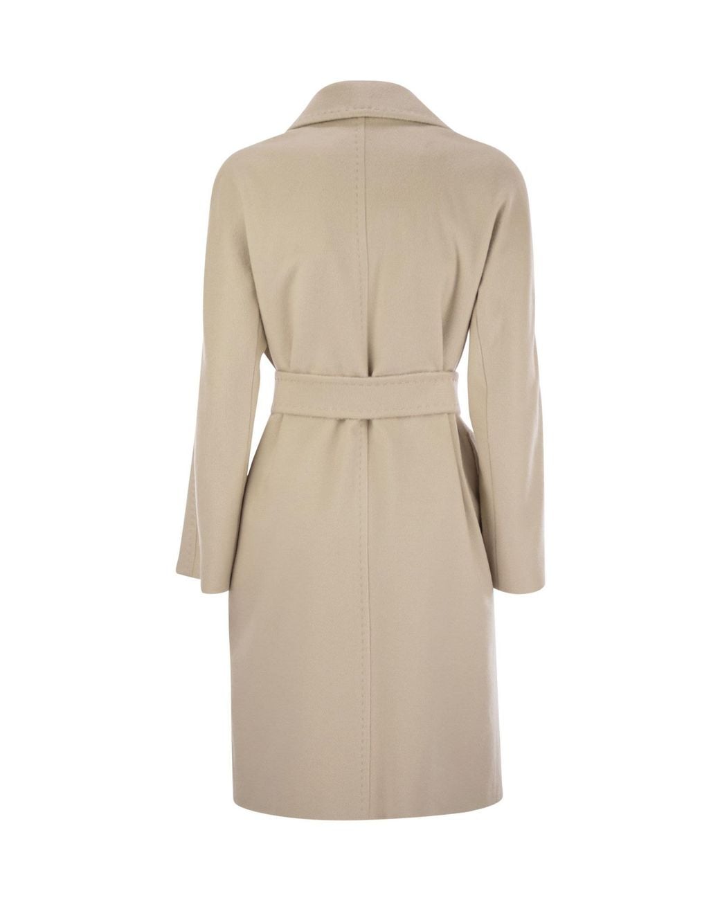 Max Mara Natural Studio Double-Breasted Belted Coat