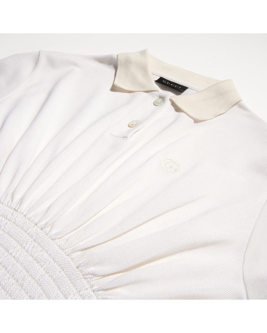 Gucci White Striped T-Shirt