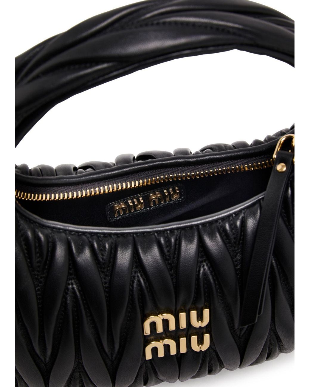 Miu Miu Black Wander Shoulder Bag