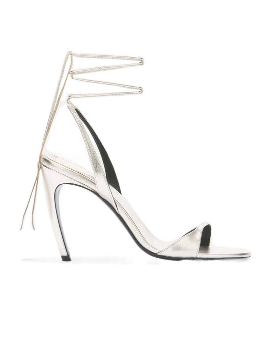 The Attico White The Ora Sandals