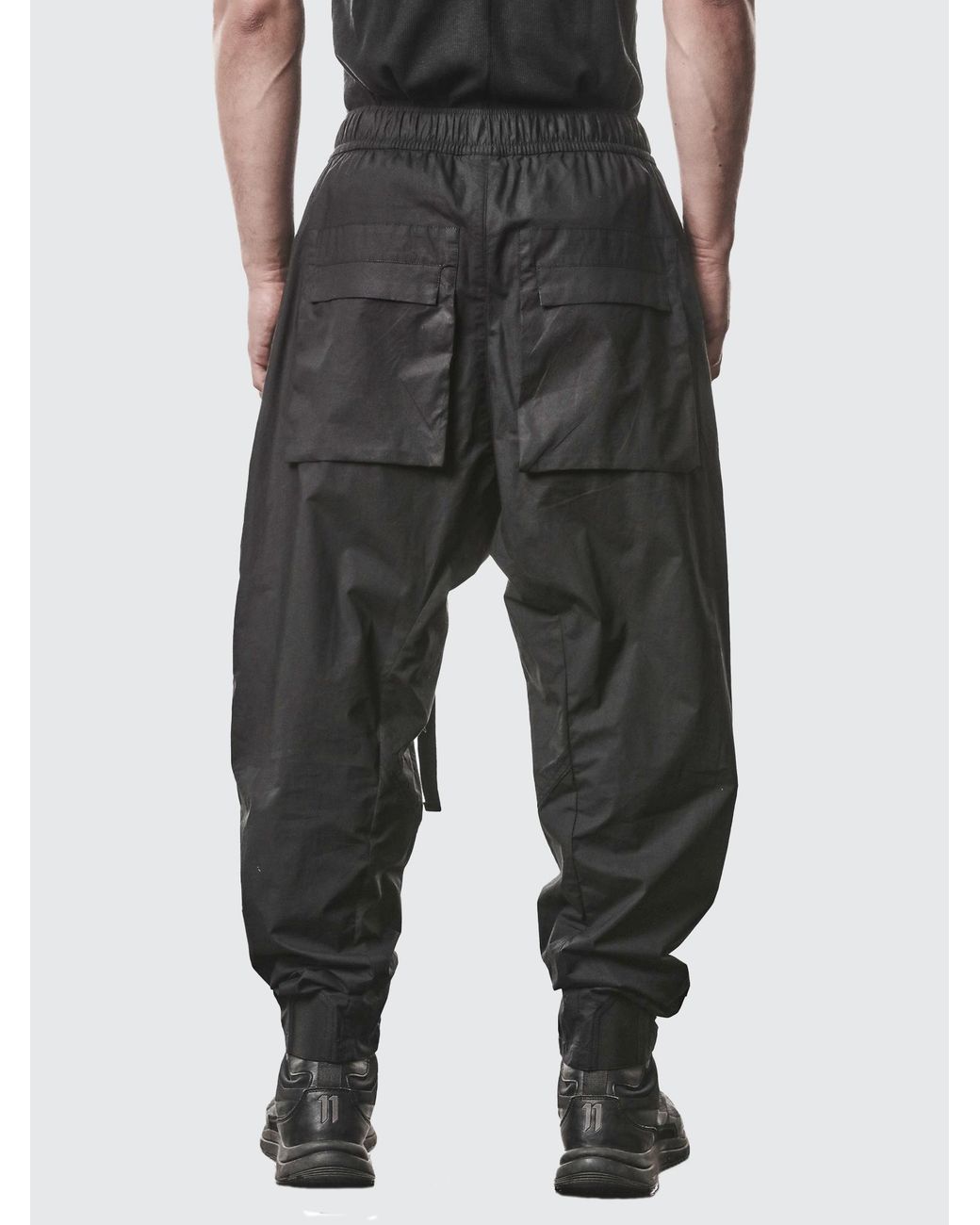 Thom Krom Black Elastic Waist Casual Pants for men