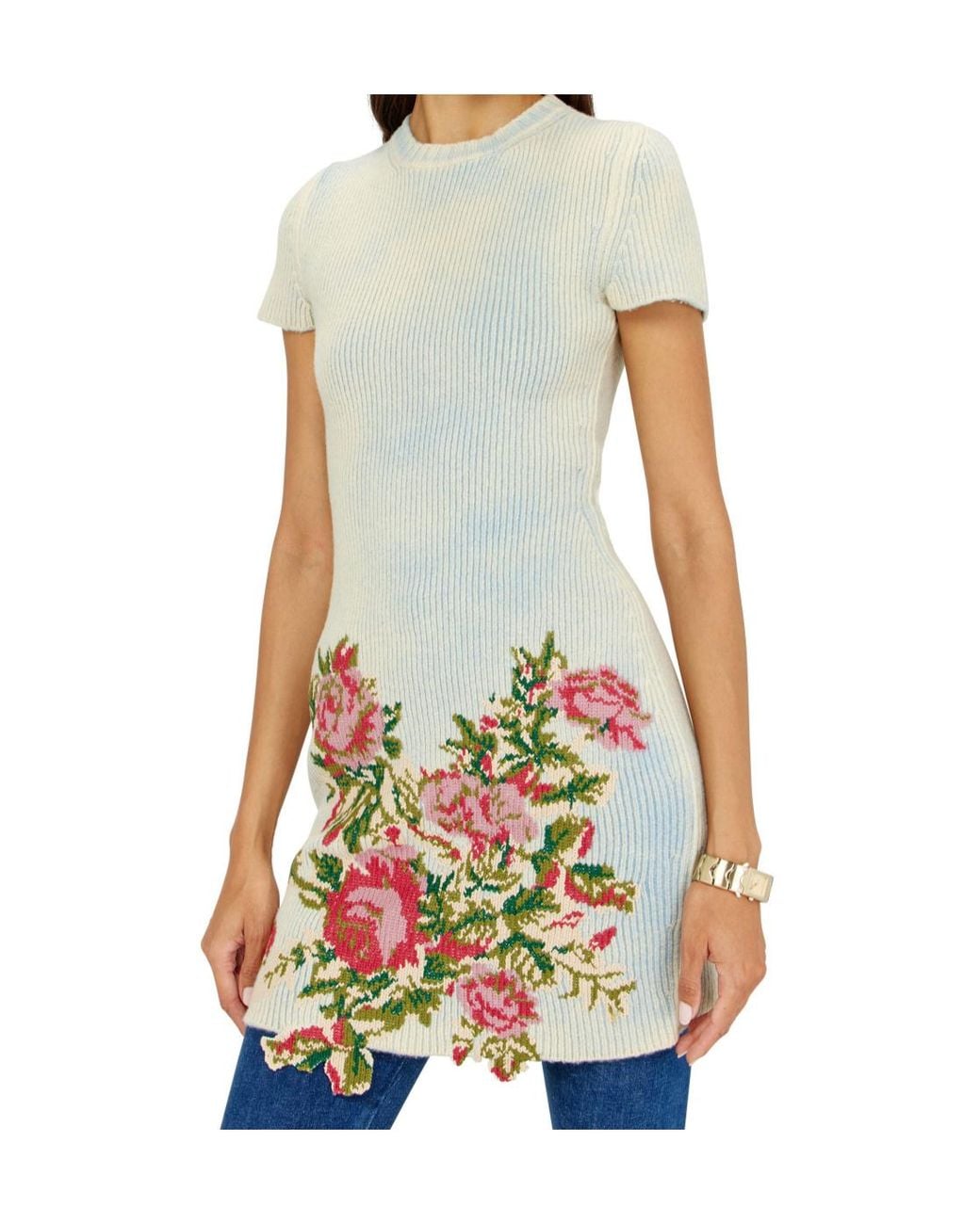 DIESEL White M-Rinnie Mini Dress