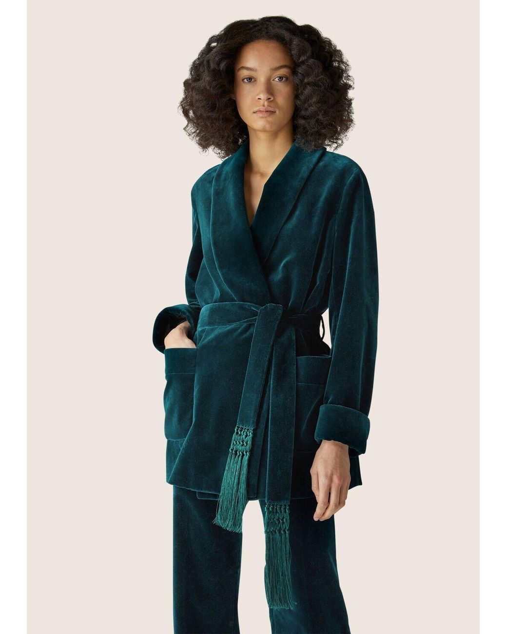 Loro Piana Blue Raniya Belted Casual Jacket