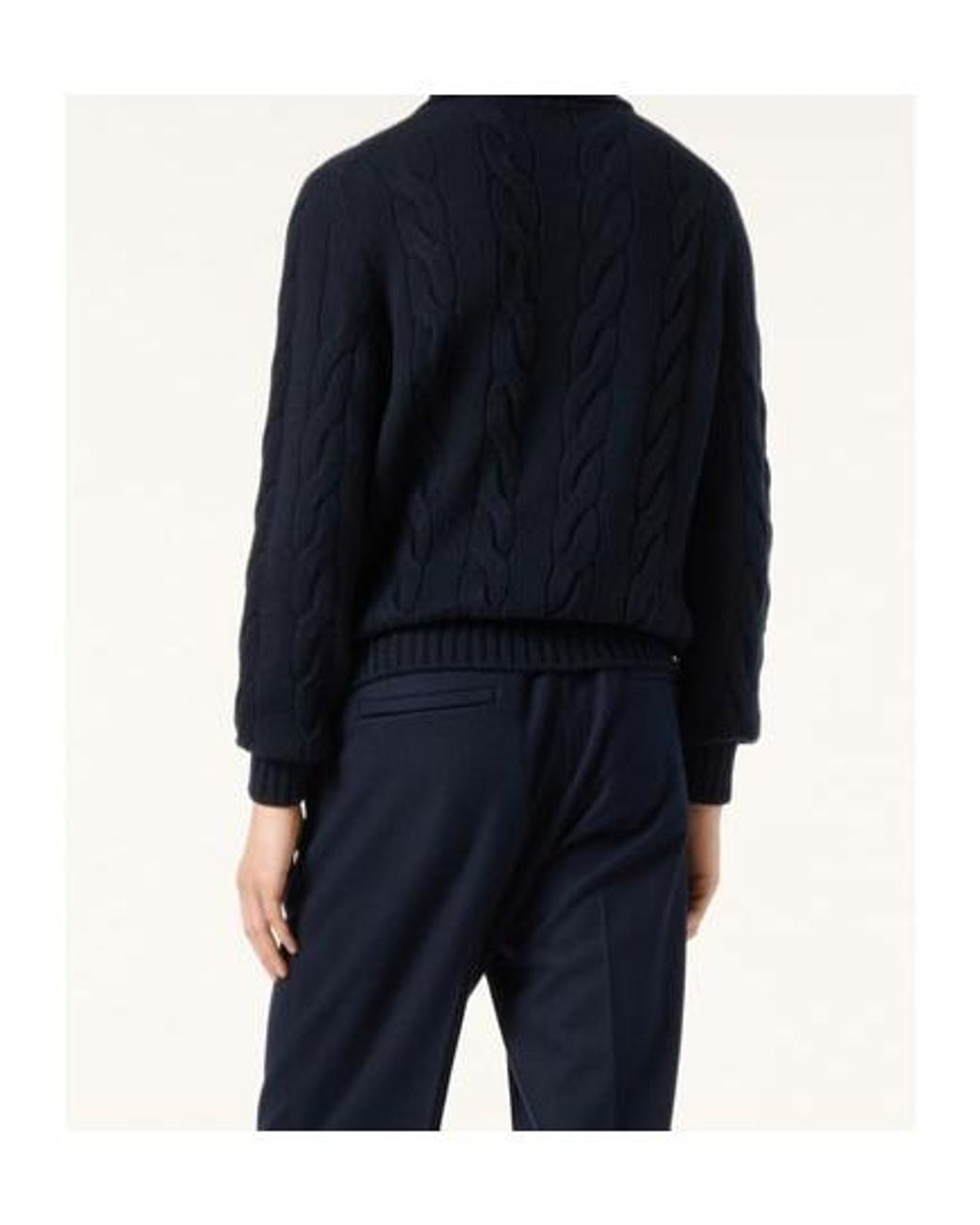 Loro Piana Blue Napier Sweater for men