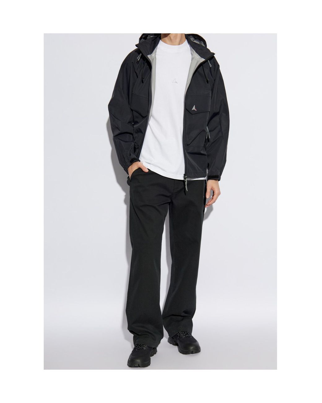 Roa Blue Creek Hooded Drawstring Jacket for men
