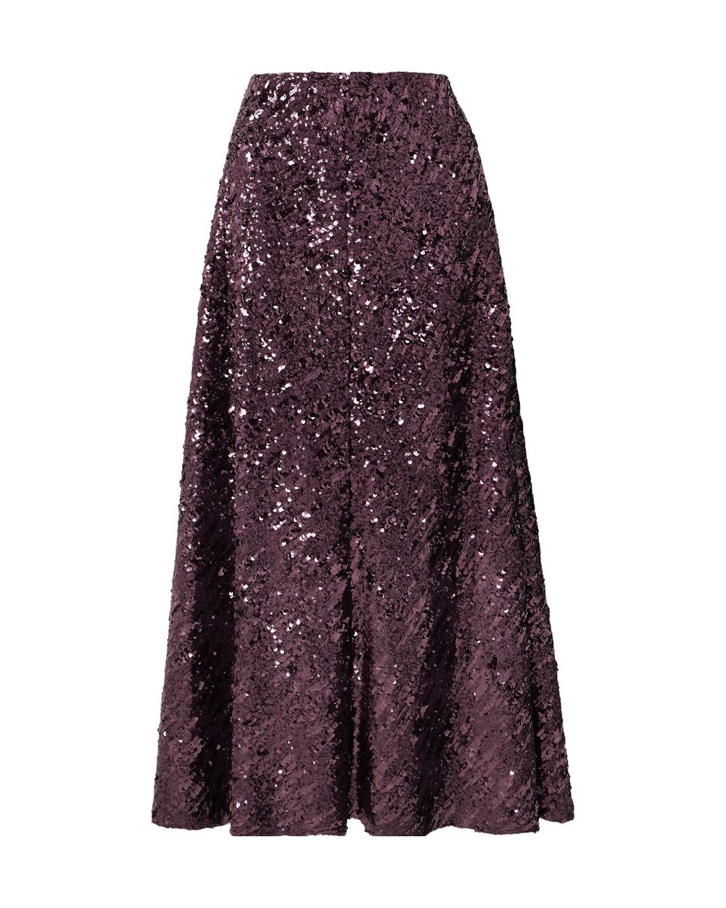 Rabanne Purple Sequin Maxi Skirt
