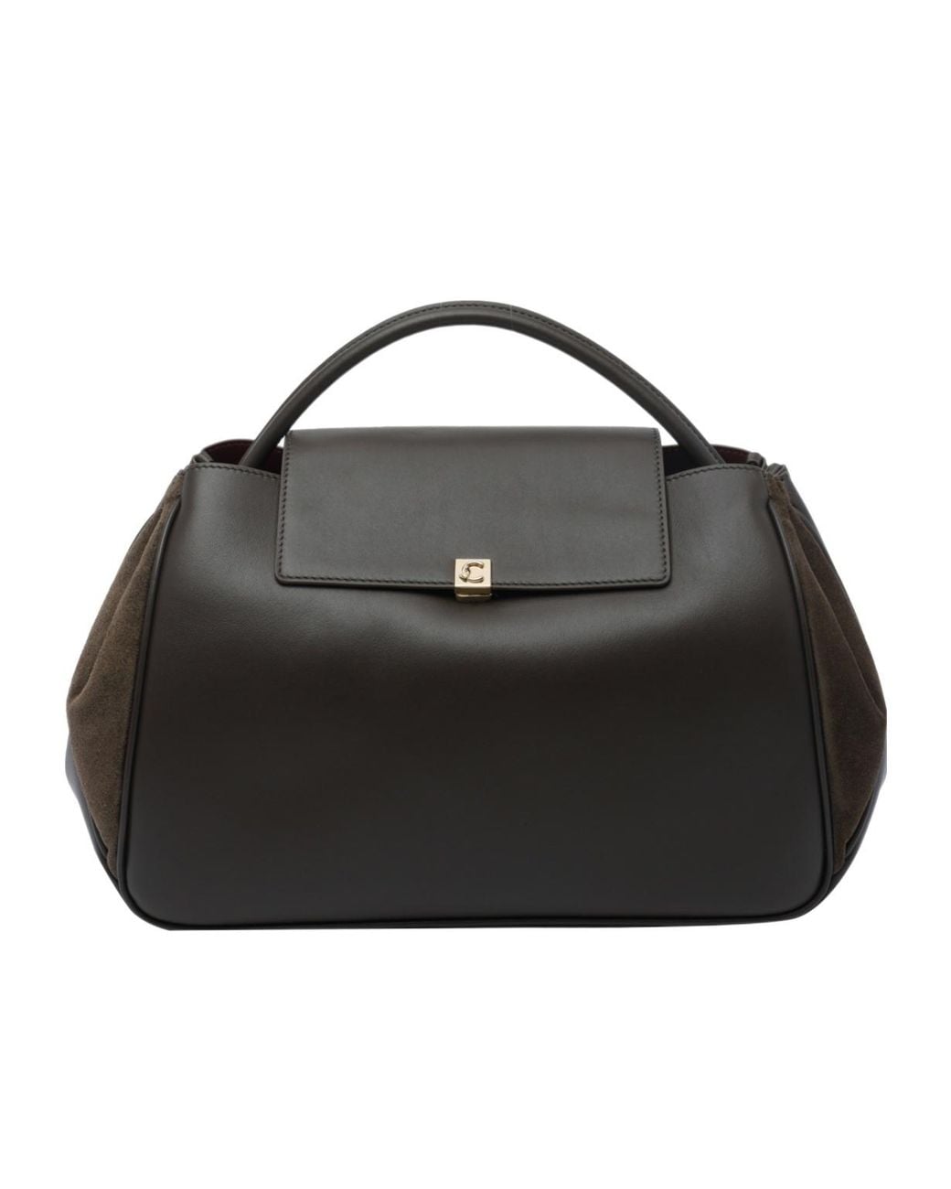 Coccinelle Black Pansy Bimateria Top Handle Bag