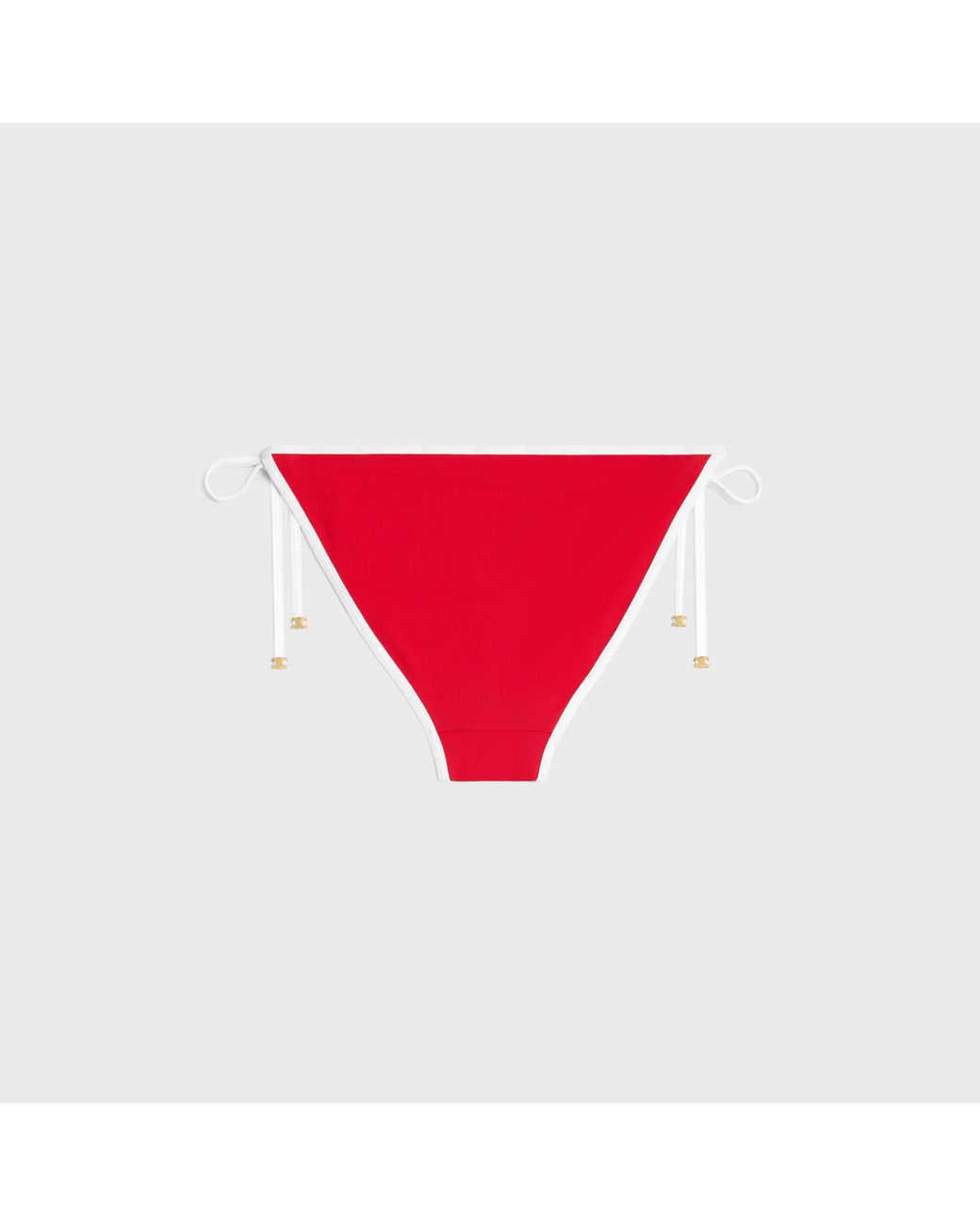 Céline Red Triomphe Swimsuit Bottom