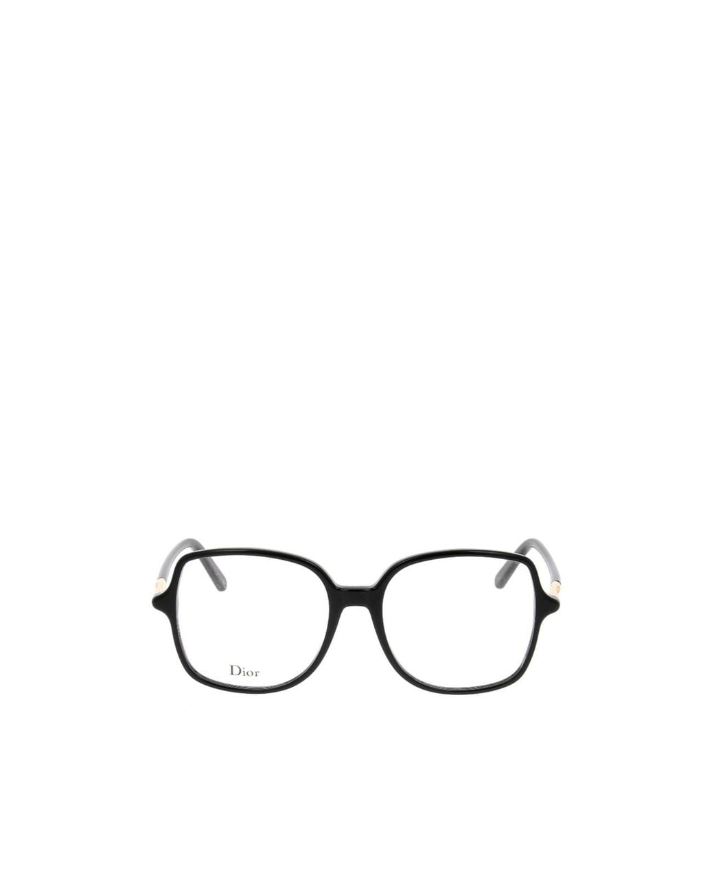Dior White Full-Rim Non-Prescription Glasses
