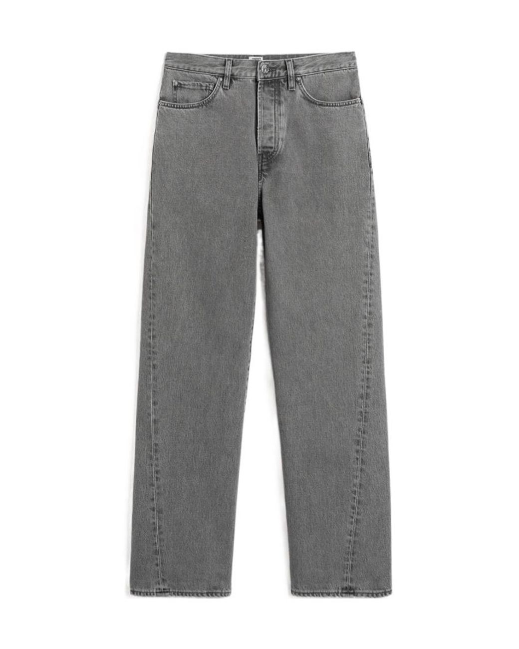 Totême Gray Totême Wide-Leg Jeans