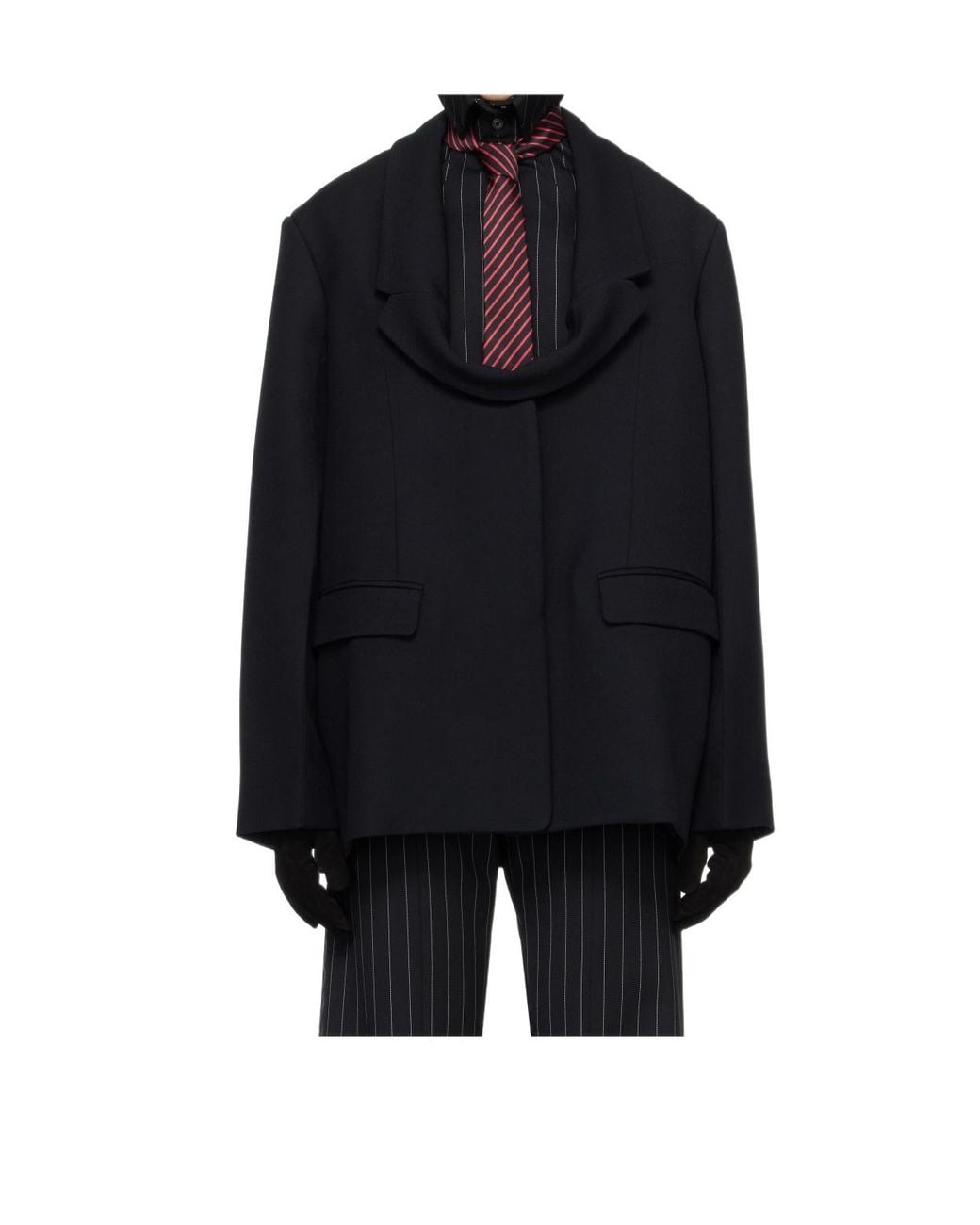Jean Paul Gaultier Blue Long-Sleeved Jacket