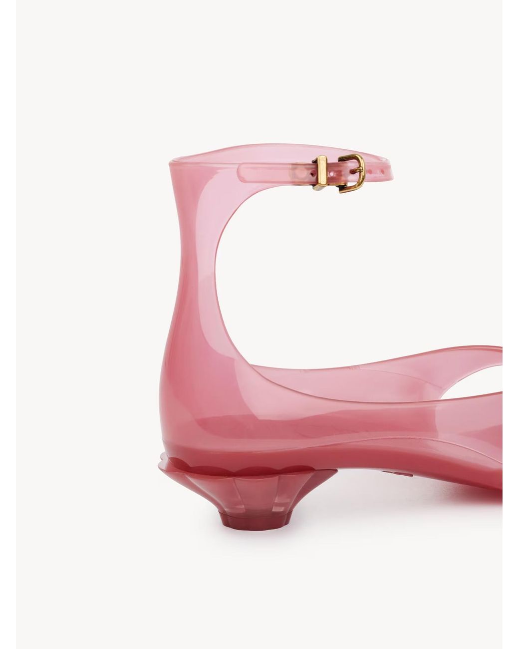 Chloé Pink Chloé Jelly Thong Sandals