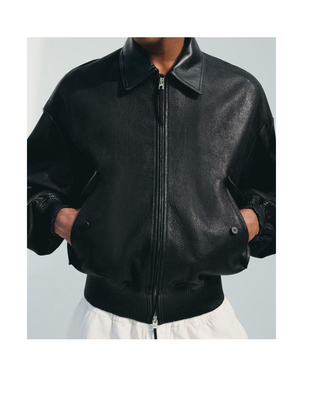 Jacquemus Black Collared Zip-Up Jacket for men