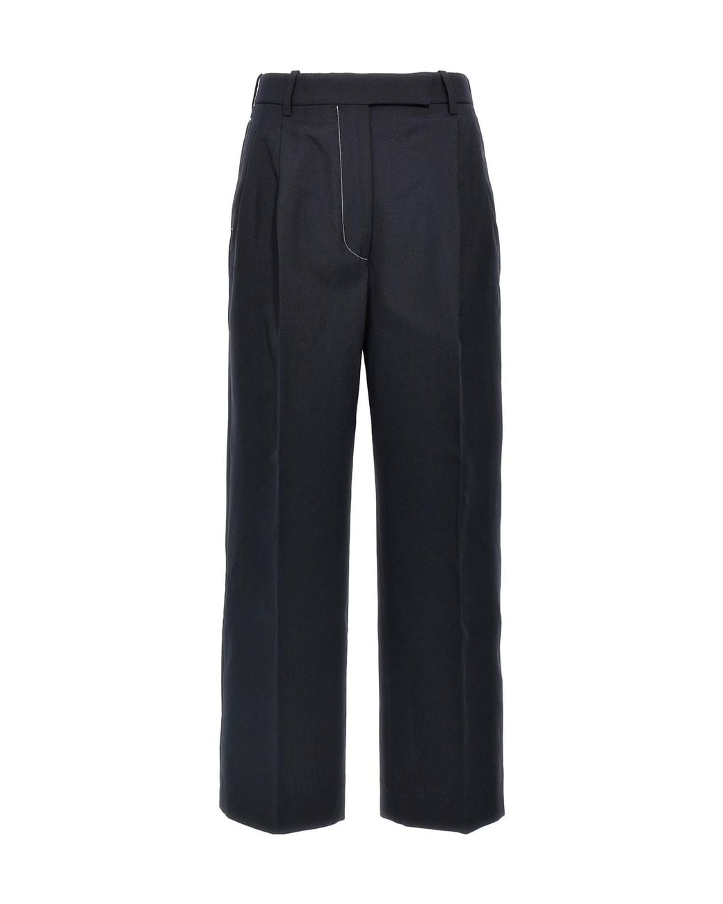 Thom Browne Blue Wide Leg Pants