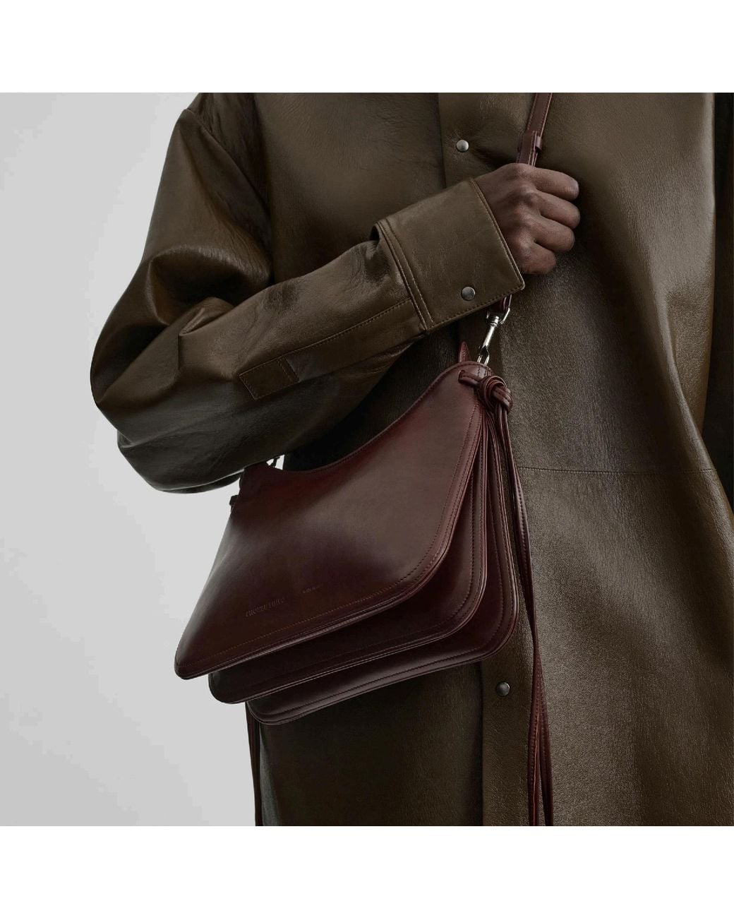 Phoebe Philo White Small Gig Shoulder Bag