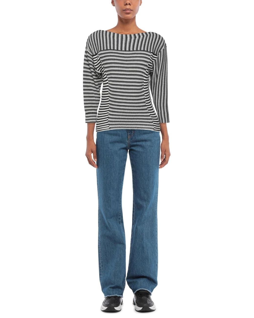Chloé Black Striped Knitted Jumpers