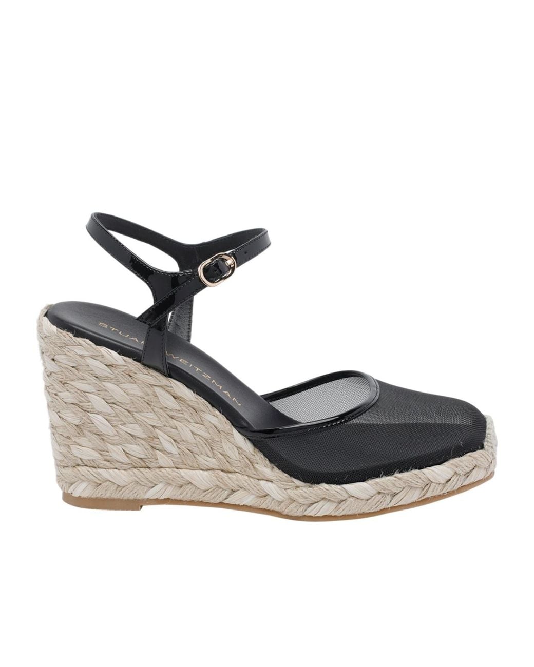 Stuart Weitzman Metallic Wedge Sandals