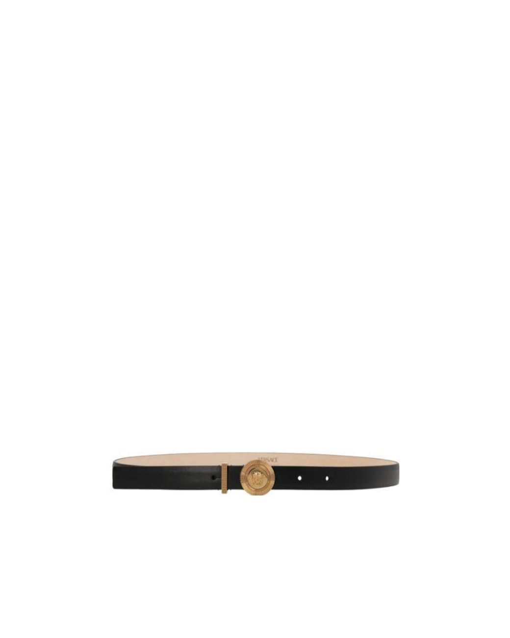 Versace White Medusa Biggie Thin Belt