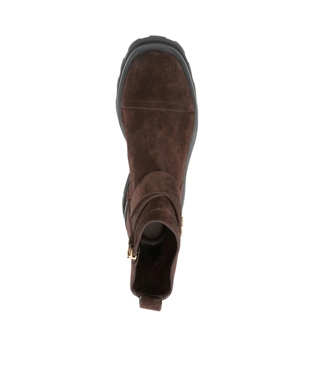 Jimmy Choo Brown Meena Flat Suede Ankle Boots