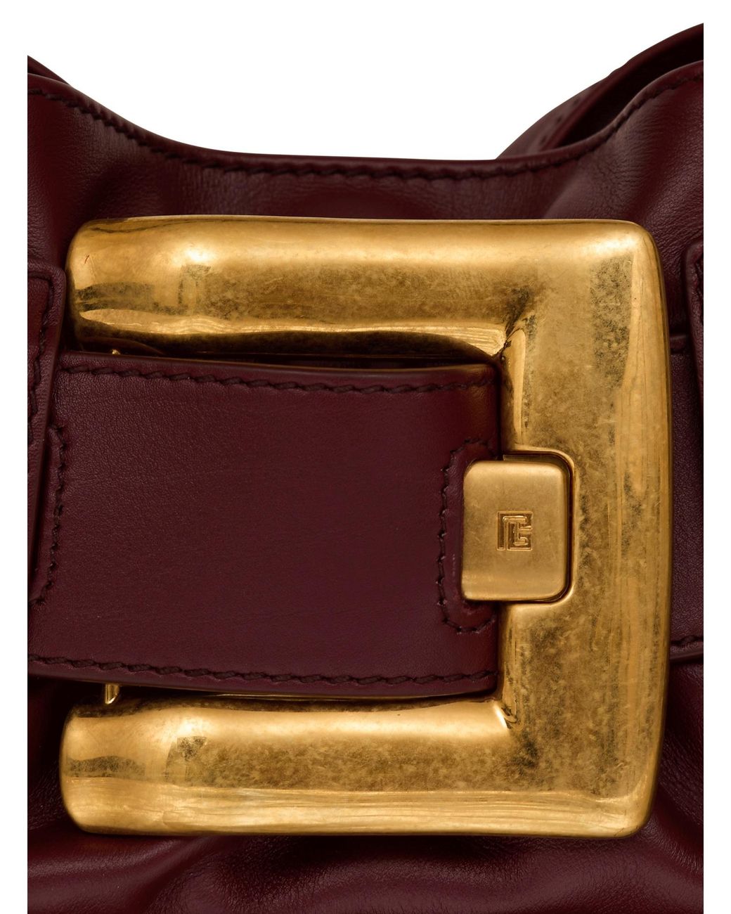Balmain Purple Mini Anthem Bag