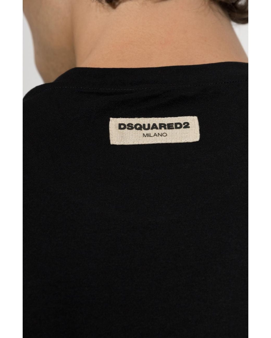DSquared² Black Long-Sleeve T-Shirt for men