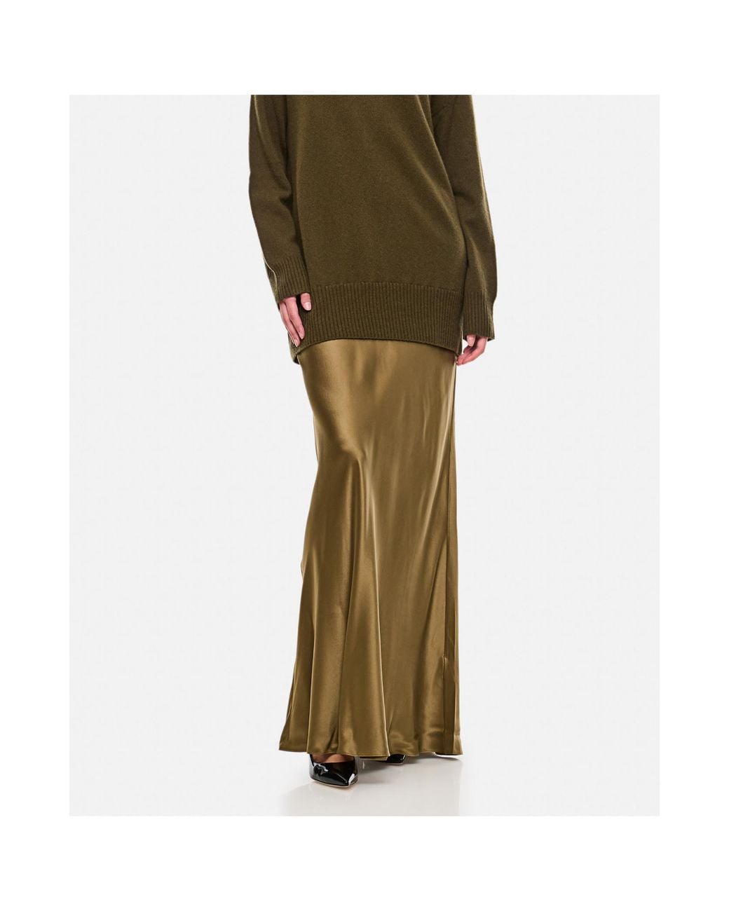 Christopher Esber Green Monument Long Knit Dress