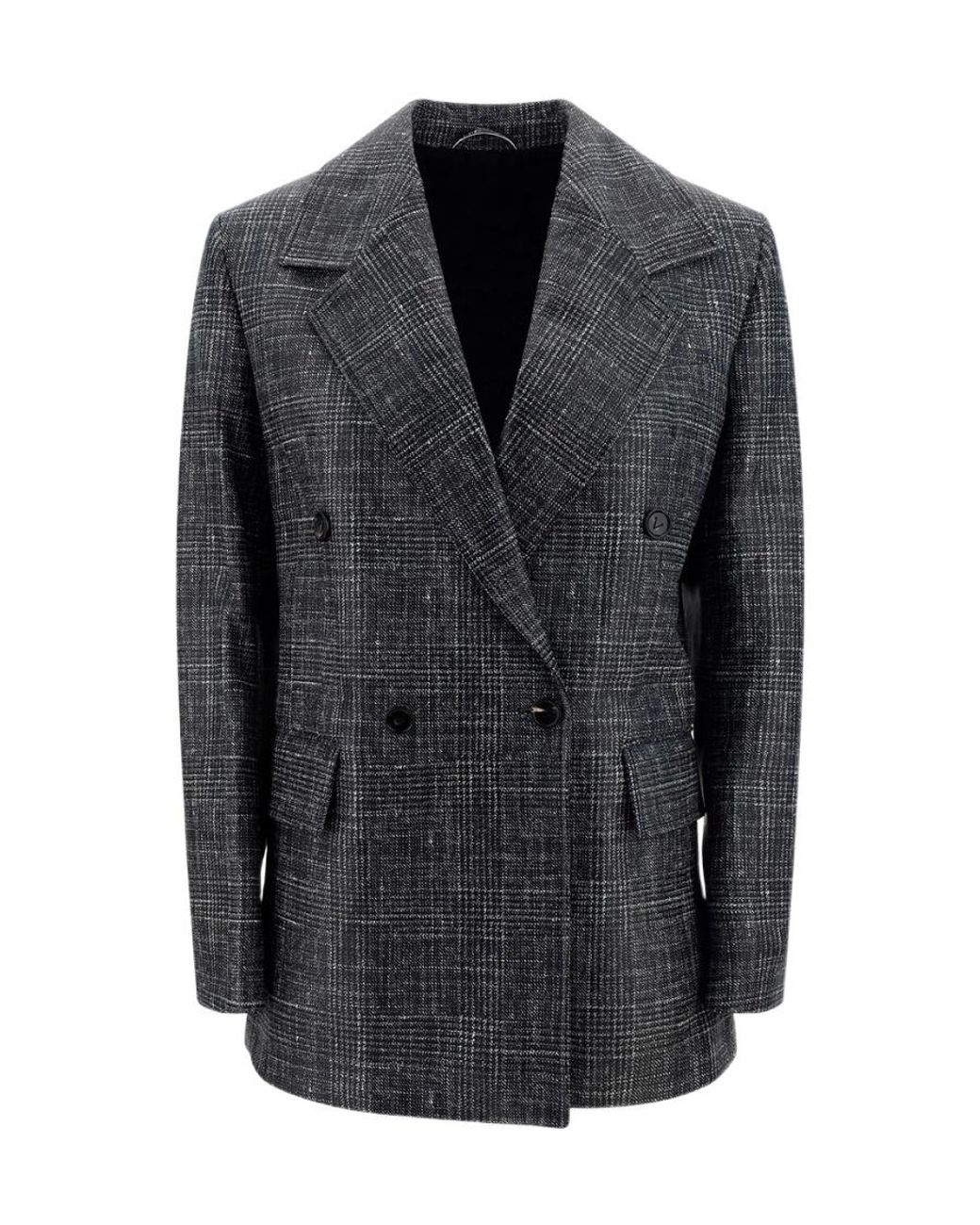 Bottega Veneta Black Printed Leather Jacket