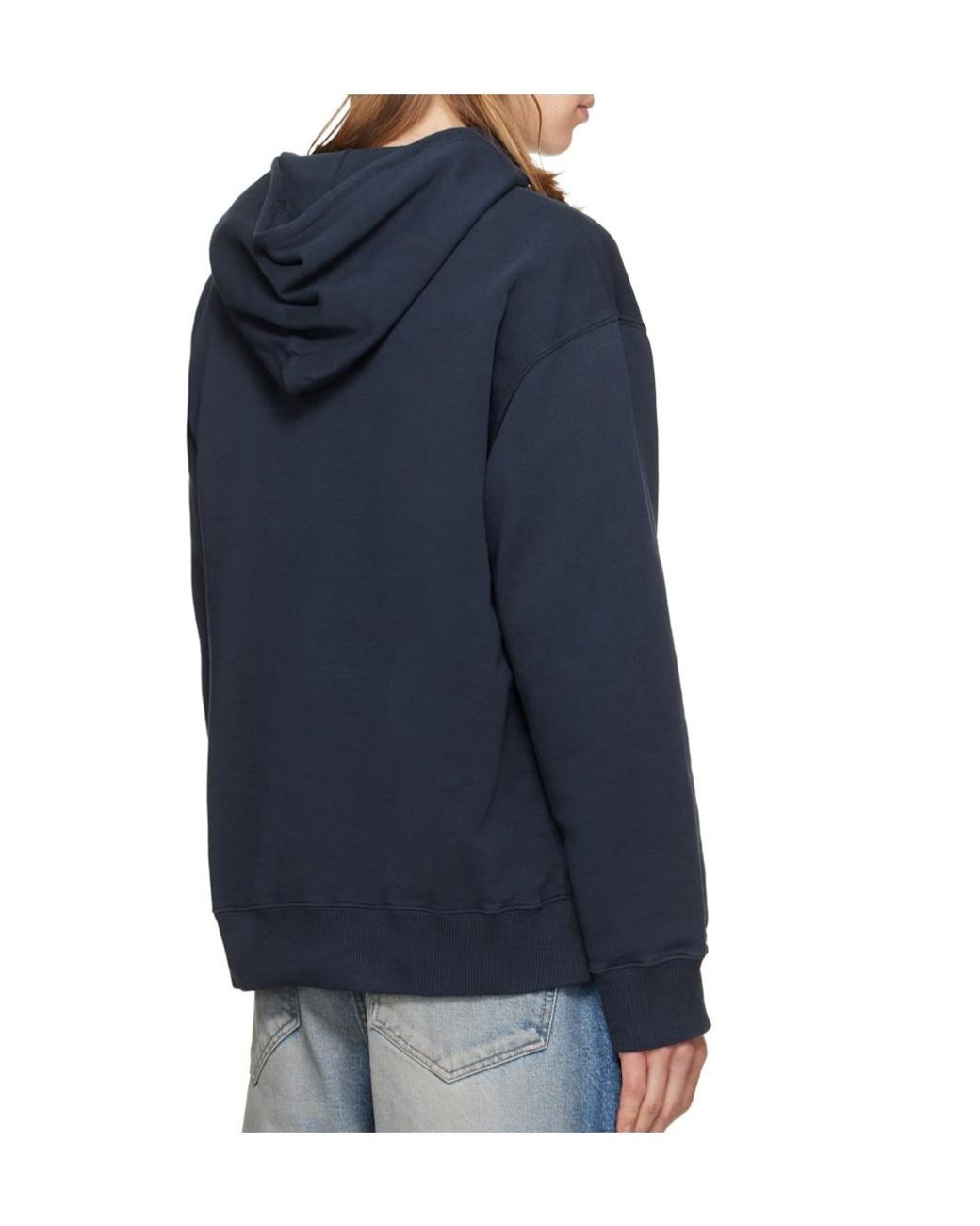 MM6 by Maison Margiela Blue Number Label Hoodies for men