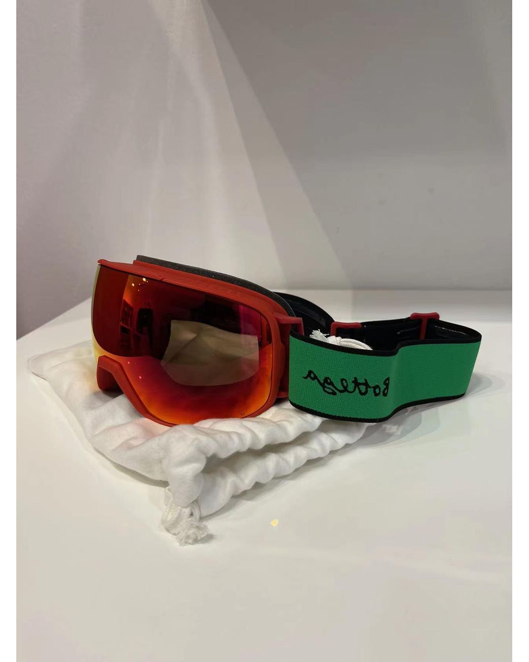 Bottega Veneta Orange Oversized Gradient Sunglasses for men
