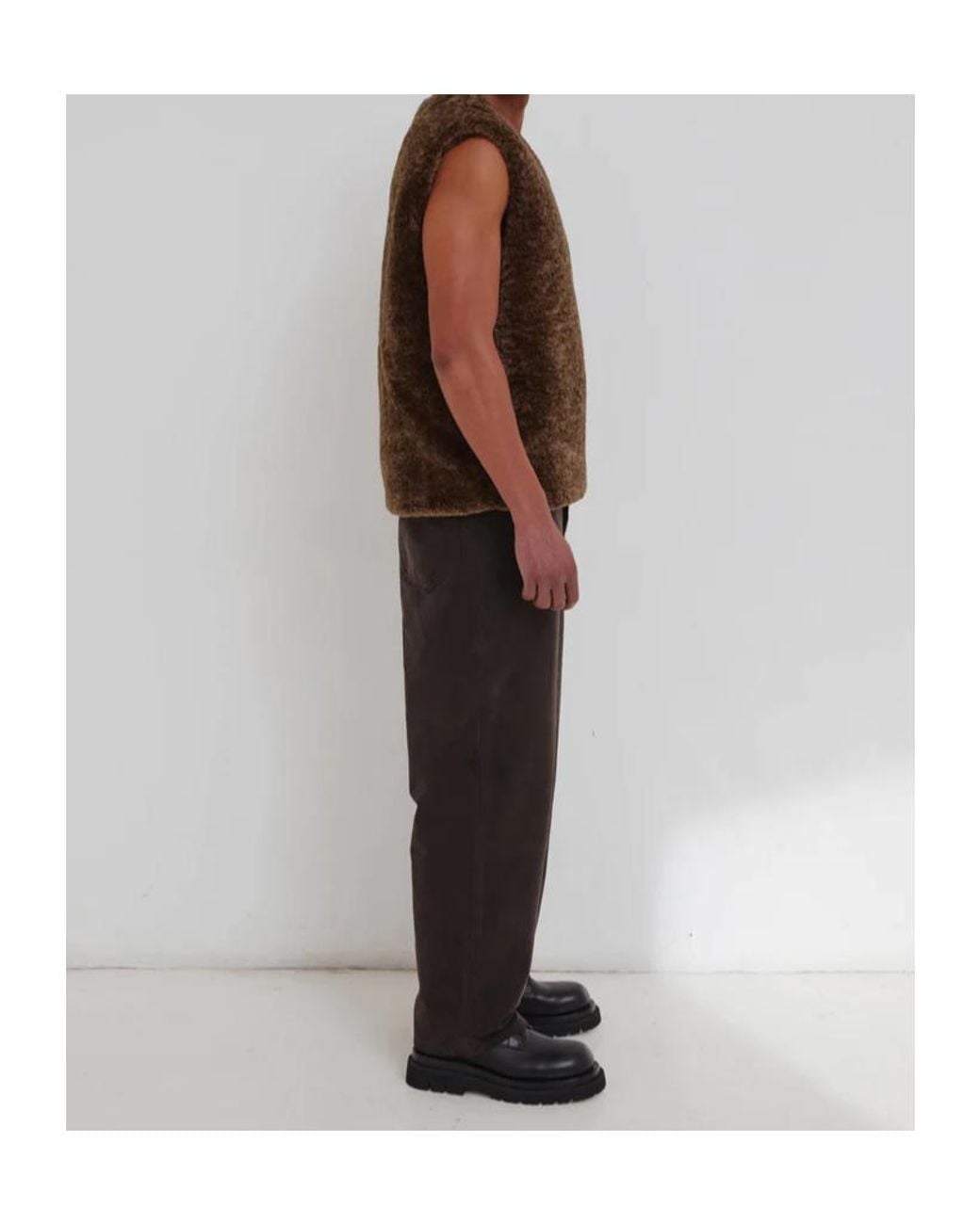 DARKPARK Black Ray Chain-Detailed Trousers for men