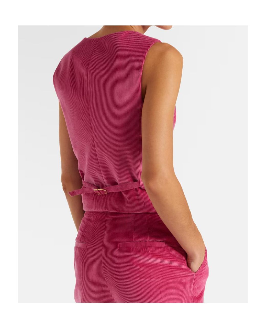 Gabriela Hearst Pink Sleeveless Vest