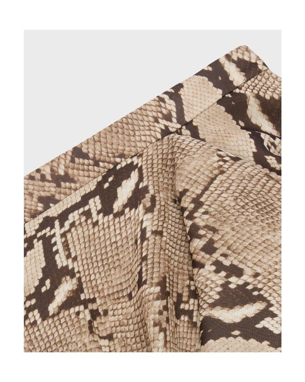 Céline Natural Draped Skirt