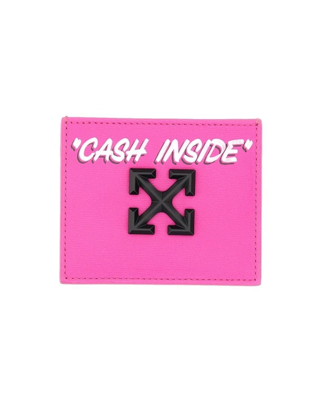 Off-White c/o Virgil Abloh Pink Jitney Quote Cardholder