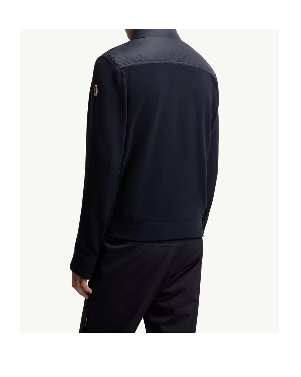 Moncler Blue Grenoble Quilted Zip-Up Jacket for men