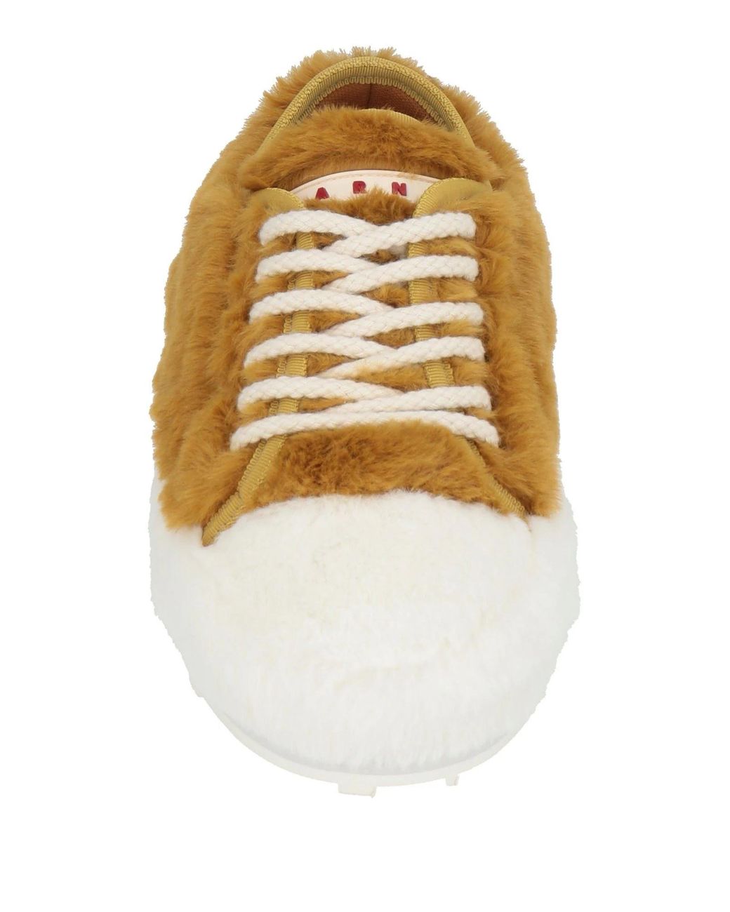 Marni White Two-Color Low-Top Sports Shoes