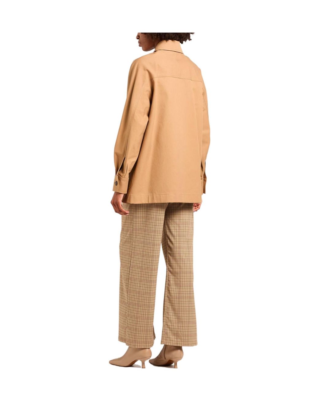 Max Mara Natural Minimalist Long-Sleeve Blazer